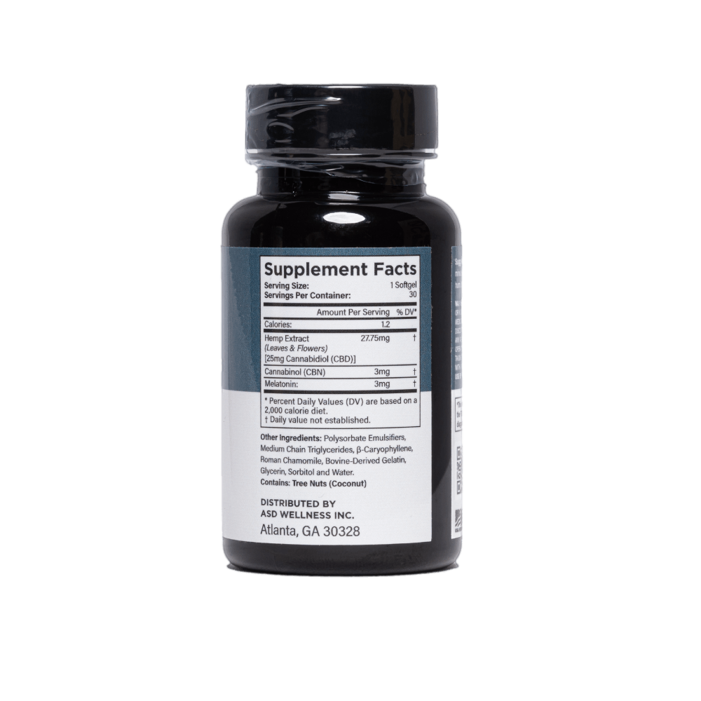 CBD Gelcapsule with Melatonin (*750mg CBD)