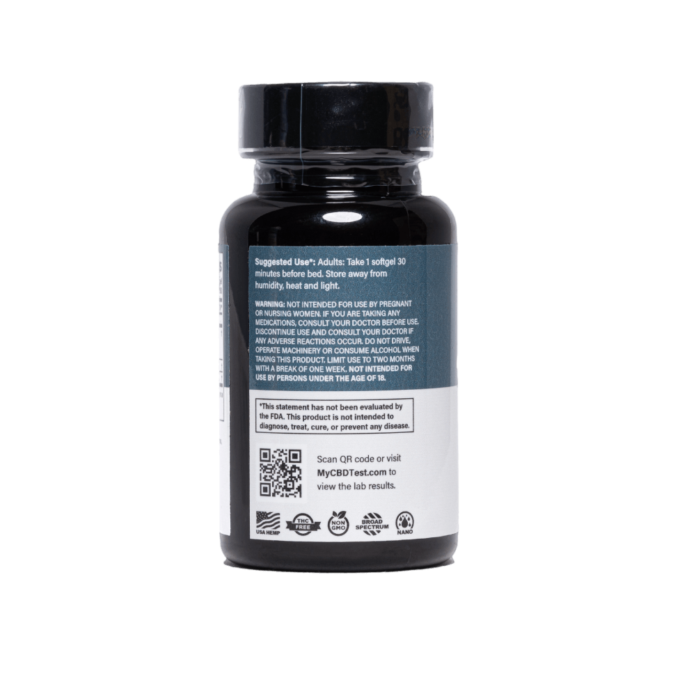 CBD Gelcapsule with Melatonin (*750mg CBD)