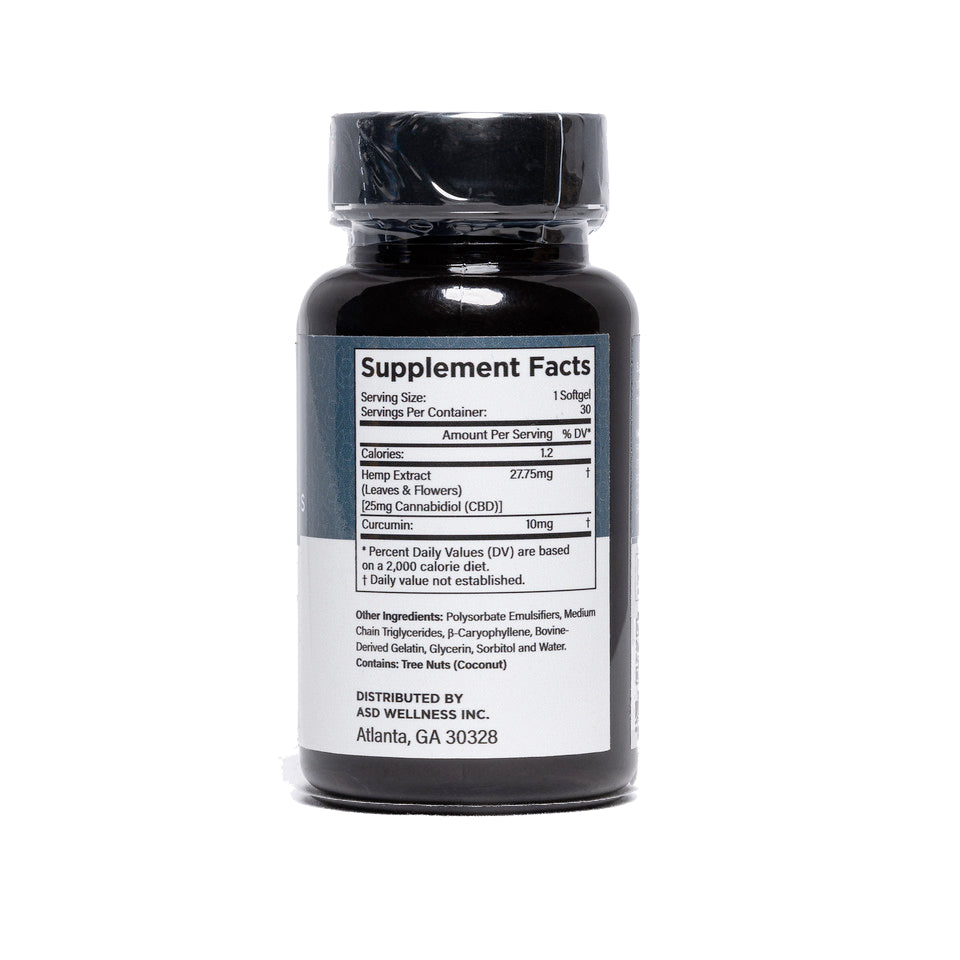 CBD Gelcapsule with Curcumin (*750mg CBD)